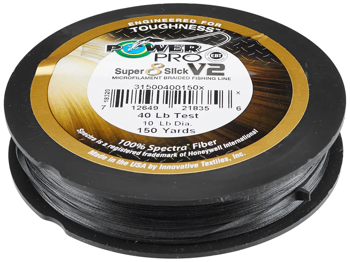 Power Pro Super 8 Slick V2 Braided Line Onyx